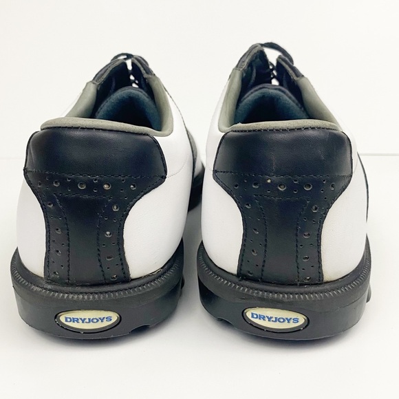 Footjoy Black‎ And White Golf Shoes Size 9.5 - Picture 4 of 9